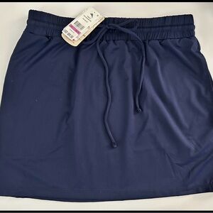 Tommy Bahama Navy Drawstring Mini Skirt